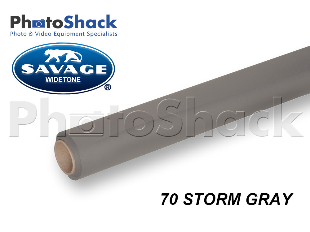 SAVAGE Paper Background Roll - 70 Storm Gray